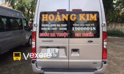 Xe Hoàng Kim - Đắk Nông Mặt sau xe Ghế ngồi 16 ghế