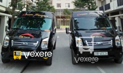 Xe Dream Transport Mặt trước xe Limousine 9 chỗ VIP