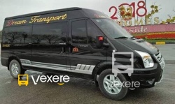 Xe Dream Transport Bên hông xe Limousine 9 chỗ VIP