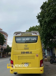 Xe Hà Sơn (Vinh - Sapa) Mặt sau xe Limousine 34 Giường VIP