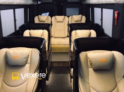 Xe Đồng Hành Limousine Ghế ngồi Nội thất Huyndai Solati VIP 9 chỗ