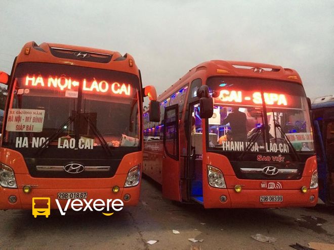Xe khách Sao Việt  Hãng xe giường nằm giường Cabin lớn nhất đi Hà Nội   Lào Cai  Sapa