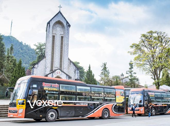 Xe Sao Việt : Xe đi Bến xe Nước Ngầm chất lượng cao từ Sa Pa - Lào Cai