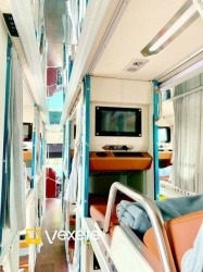 Xe Hưng Thịnh (Quảng Ngãi) Nội thất Limousine Giường nằm 34 chỗ