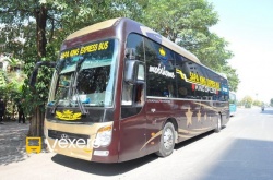 Xe King Express Bus Mặt trước xe Limousine 20 cabin đôi VIP 