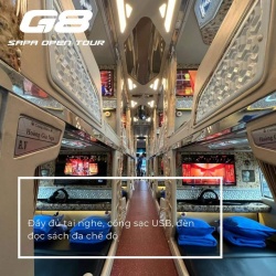 Xe G8 OPEN TOUR Tiện ích Nội thất Limousine giường phòng 22 chỗ