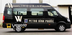 Xe Petro Bình Phước Bên hông xe Solati Limousine 10 chỗ