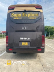 Xe SaPa Explore Mặt sau xe Cabin 20 buồng