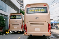 Xe Bình Minh Bus Mặt sau xe Limousine phòng đôi 22 chỗ