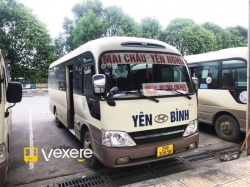 Xe Yên Bình (Mai Châu) Bên hông xe Ghế ngồi 29 chỗ