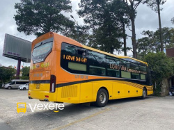 Xe Long Vân Limousine Mặt sau xe Bên hông xe Limousine phòng gia đình 22 phòng