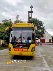 Xe Tây Nguyên Mặt trước xe Giường nằm 42 chỗ