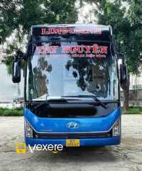 Xe Tây Nguyên Mặt trước xe Limousine giường nằm 34 chỗ