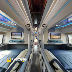 Xe Long Vân Limousine Nội thất Limousine phòng đơn 22 chỗ