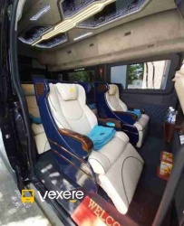 Xe Đồng Hành Travel Bus Ghế ngồi Nội thất Xe hợp đồng 16 chỗ