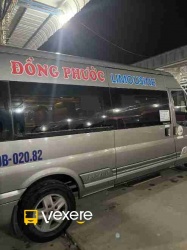 Xe Đồng Phước Mặt sau xe Limousine 10 chỗ VIP