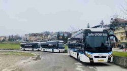 Xe Sapa Group Bus Mặt trước xe Limousine 22 cabin  VIP