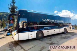 Xe Sapa Group Bus Bên hông xe Limousine 20 cabin VIP 