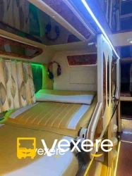 Xe Rạng Đông Buslines Giường nằm Tiện ích Nội thất Limousine 22 phòng VIP