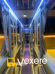 Xe Rạng Đông Buslines Giường nằm Tiện ích Nội thất Limousine 22 phòng VIP
