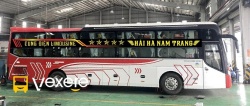 Xe Hải Hà Nam Trang Bên hông xe Limousine 34 chỗ