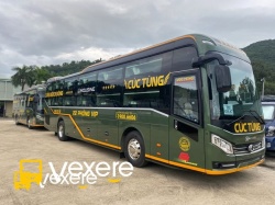 Xe Cúc Tùng Limousine Bên hông xe Limousine giường nằm 22 chỗ (WC)