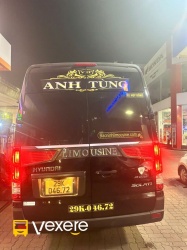 Xe Anh Tùng Limousine Mặt sau xe Limousine 9 chỗ