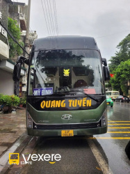 Xe Quang Tuyến (Hà Giang) Mặt trước xe Limousine giường phòng 34 chỗ