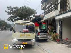 Xe Quang Tuyến (Hà Giang) Mặt trước xe Limousine 18 chỗ