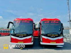 Xe Lovabus Mặt trước xe Limousine giường phòng 34 chỗ