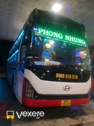 Xe Phong Nhung Mặt trước xe Limousine 24 Phòng Đôi