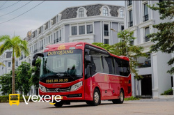 Xe Duy Quang Limousine Mặt trước xe Limousine 20 chỗ