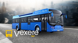 Xe Toyo Bus Mặt trước xe Ghế ngồi 28 chỗ