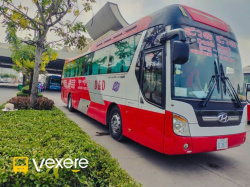 Xe Danh Danh Express Bus Mặt trước xe Bên hông xe Giường nằm Giường nằm 40 chỗ