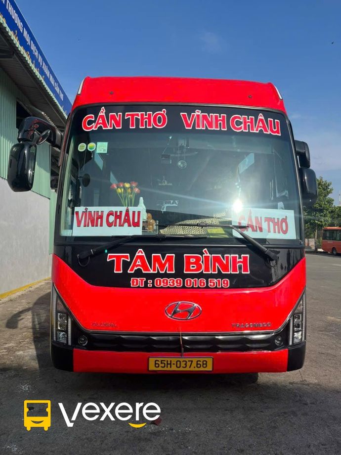 Xe Tâm Bình : Xe đi Sóc Trăng chất lượng cao từ Cần Thơ