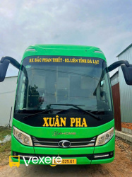 Xe Xuân Pha Mặt trước xe Giường nằm 36 chỗ