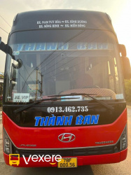 Xe Thành Ban Mặt trước xe Limousine giường nằm 32 chỗ