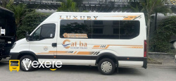 Xe Limousine Travel Bên hông xe Xe 9 chỗ