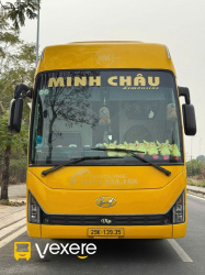 Xe Minh Châu Limousine Mặt trước xe Limousine giường phòng 22 chỗ