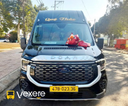 Xe Quý Thảo (Bình Định) Mặt trước xe Limousine 11 chỗ