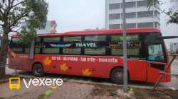 Xe Kết Đoàn Travel (Hải Phòng) Bên hông xe Giường nằm 40 chỗ