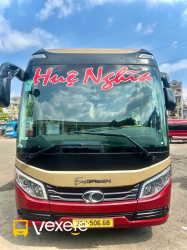 Xe Huệ Nghĩa Limousine Mặt trước xe Limousine 19 chỗ