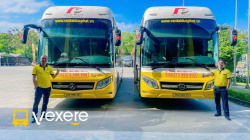 Xe Đức Phát (Thanh Hóa) Mặt trước xe Limousine 24 phòng