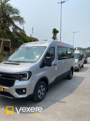 Xe Hạ Long Xanh Bên hông xe Sơ đồ 16 chỗ