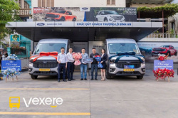 Xe Hạ Long Xanh Mặt trước xe Sơ đồ 16 chỗ