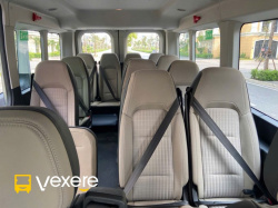 Xe Hạ Long Xanh Tiện ích Nội thất Sơ đồ 16 chỗ