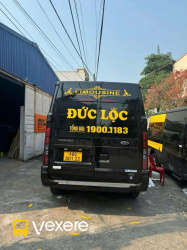 Xe Đức Lộc Limousine Mặt sau xe 