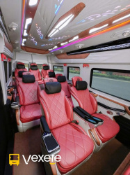 Xe Hà Phương Sunrise Nội thất Tiện ích Limousine 9 chỗ