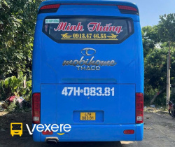 Xe Minh Thắng Mặt sau xe Giường nằm 44 chỗ