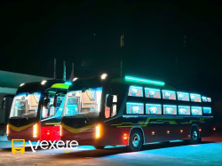 Xe Hiếu Viện Mặt trước xe Bên hông xe Limousine 22 Phòng (WC)